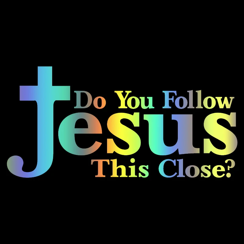 Car Accessories Quotes - Car Stickers DO YOU FOLLOW JESUS