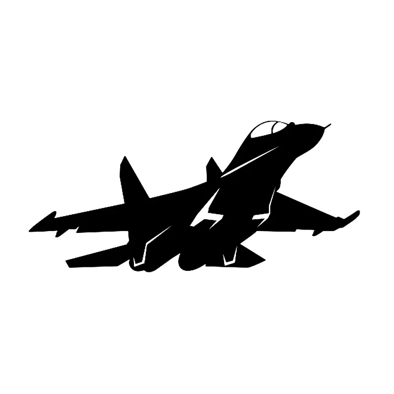 Car Accessories Quotes - Car Stickers Su-27 Aircraft Waterproof Auto