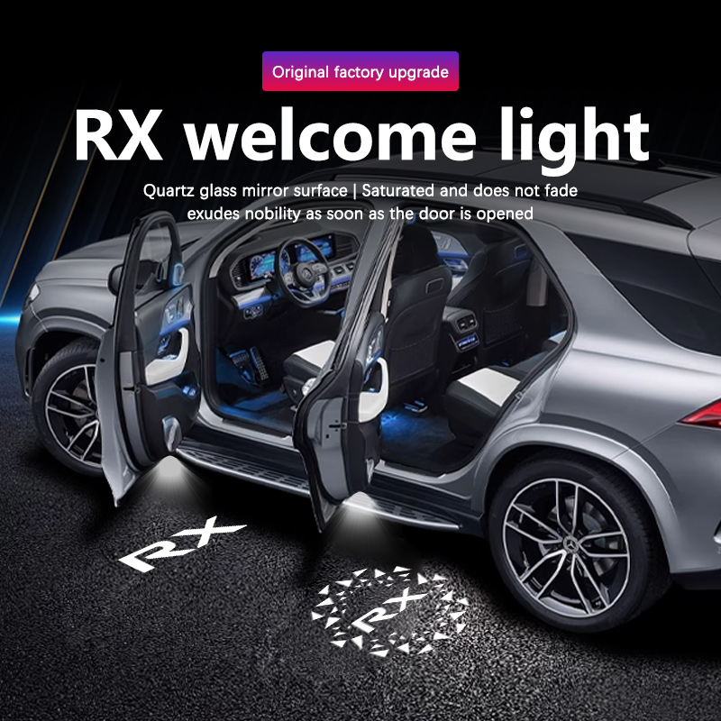 Car Accessories Logo - Car HD Projector Lamp LED Auto