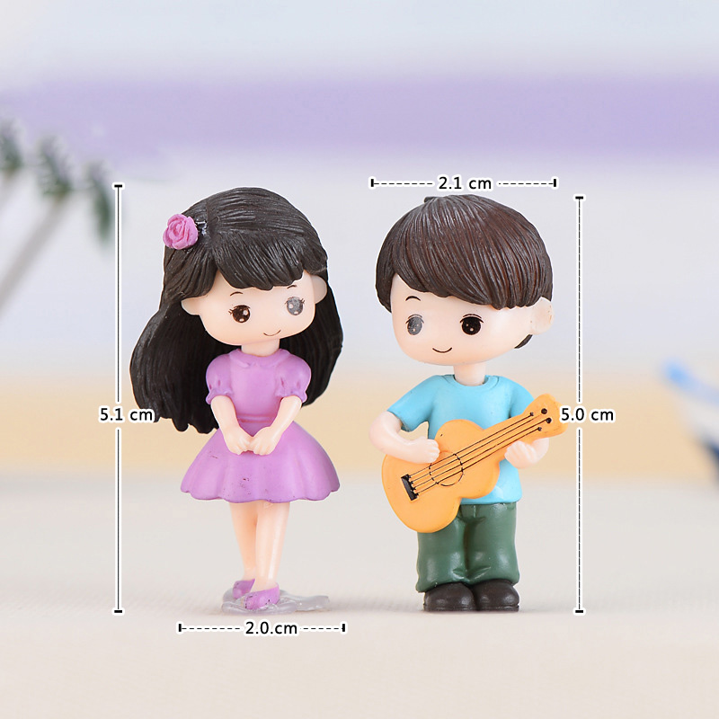 Guitar Couple Lover Miniature  - огляд і ціна Car Accessories Xmas