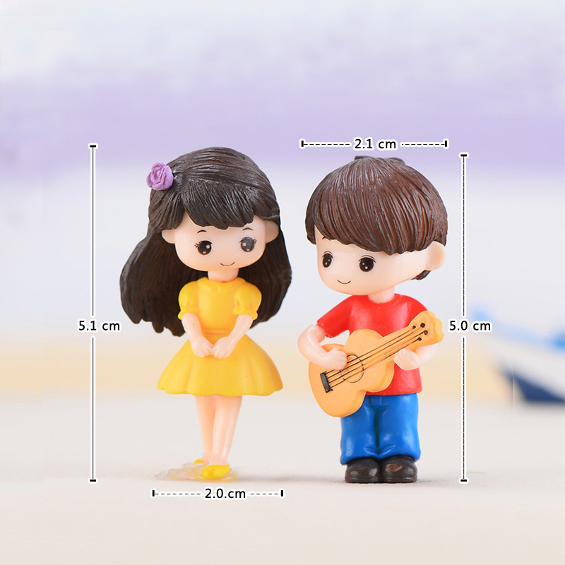 Guitar Couple Lover Miniature  - огляд і ціна Car Accessories Xmas