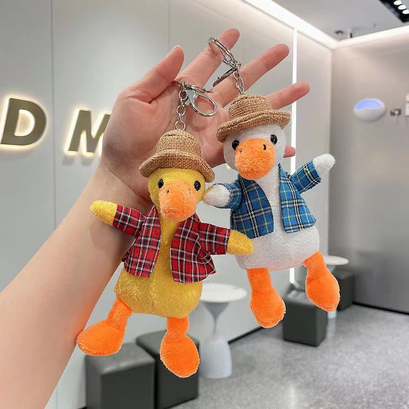 15cm Cute Duck Plush Keychain  - огляд і ціна Car Accessories Girl