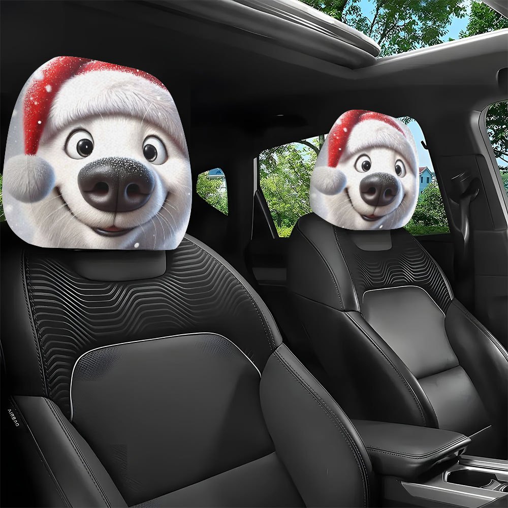 2pcs Christmas hats, cute pupp - огляд і ціна Car Accessories Xmas