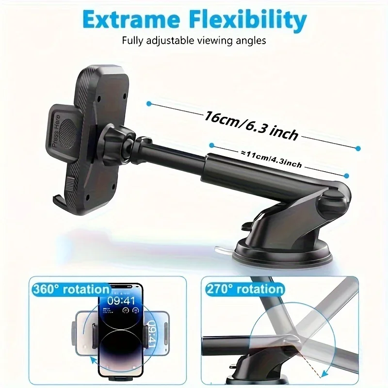 Suction Cup Car Phone Mount Ad - огляд і ціна Car Cup Holder Expander