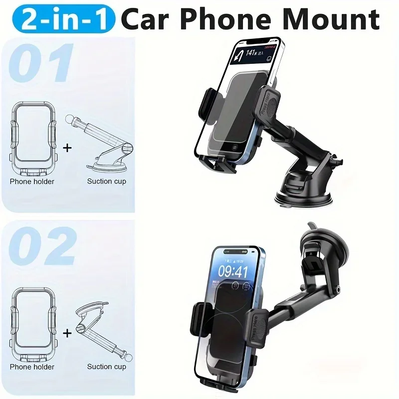 Suction Cup Car Phone Mount Ad - огляд і ціна Car Cup Holder Expander