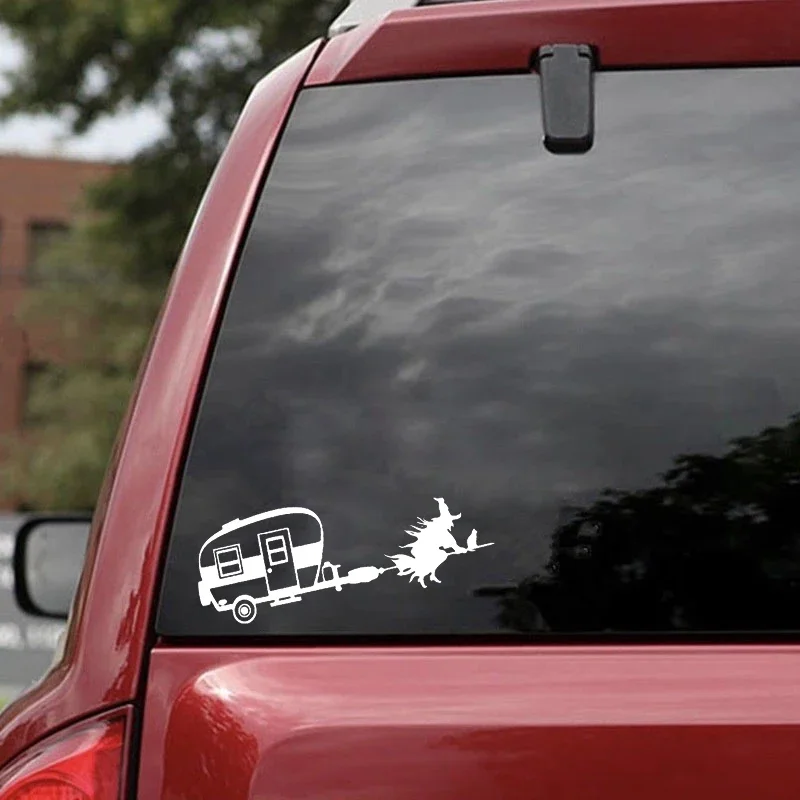 Car Sticker WITCH CAMPER Vinyl - огляд і ціна Car Accessories Quotes