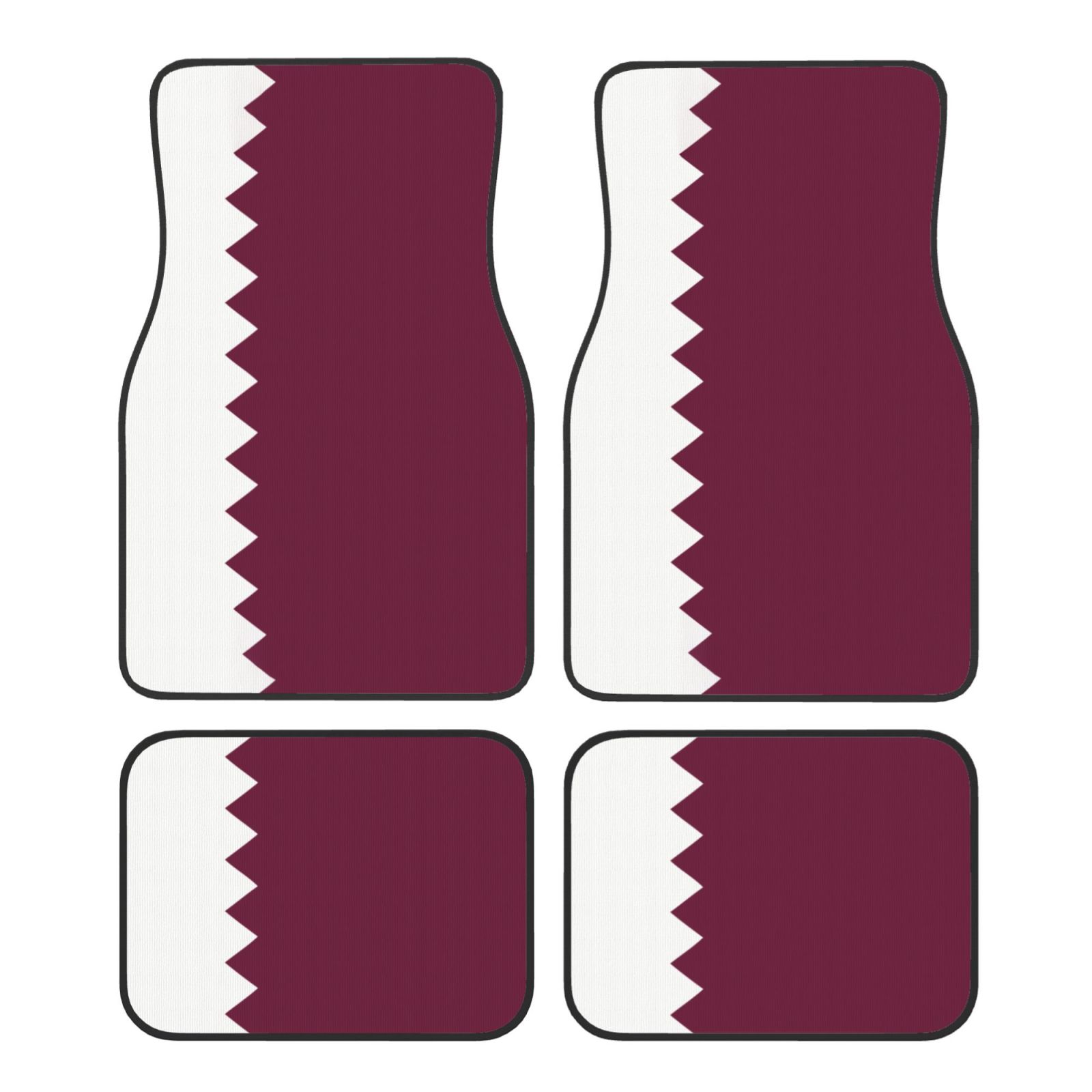 Flag of Qatar Pattern Car Floo - огляд і ціна Car Accessories Qatar